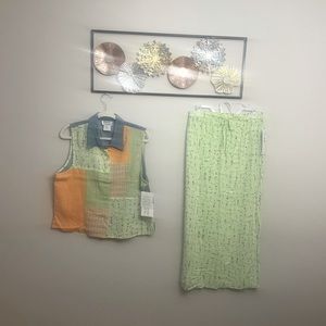 Samantha Edwards 2 pieces skirt/Top set.